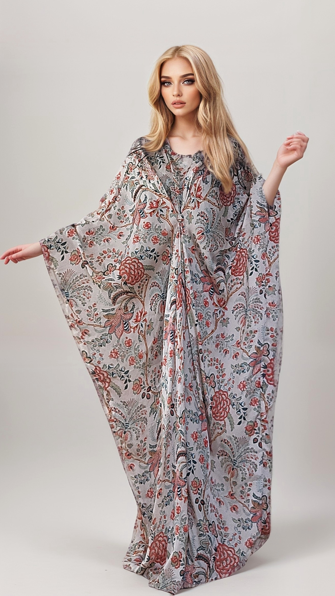 The Drape Kaftan- Tropical Paisley