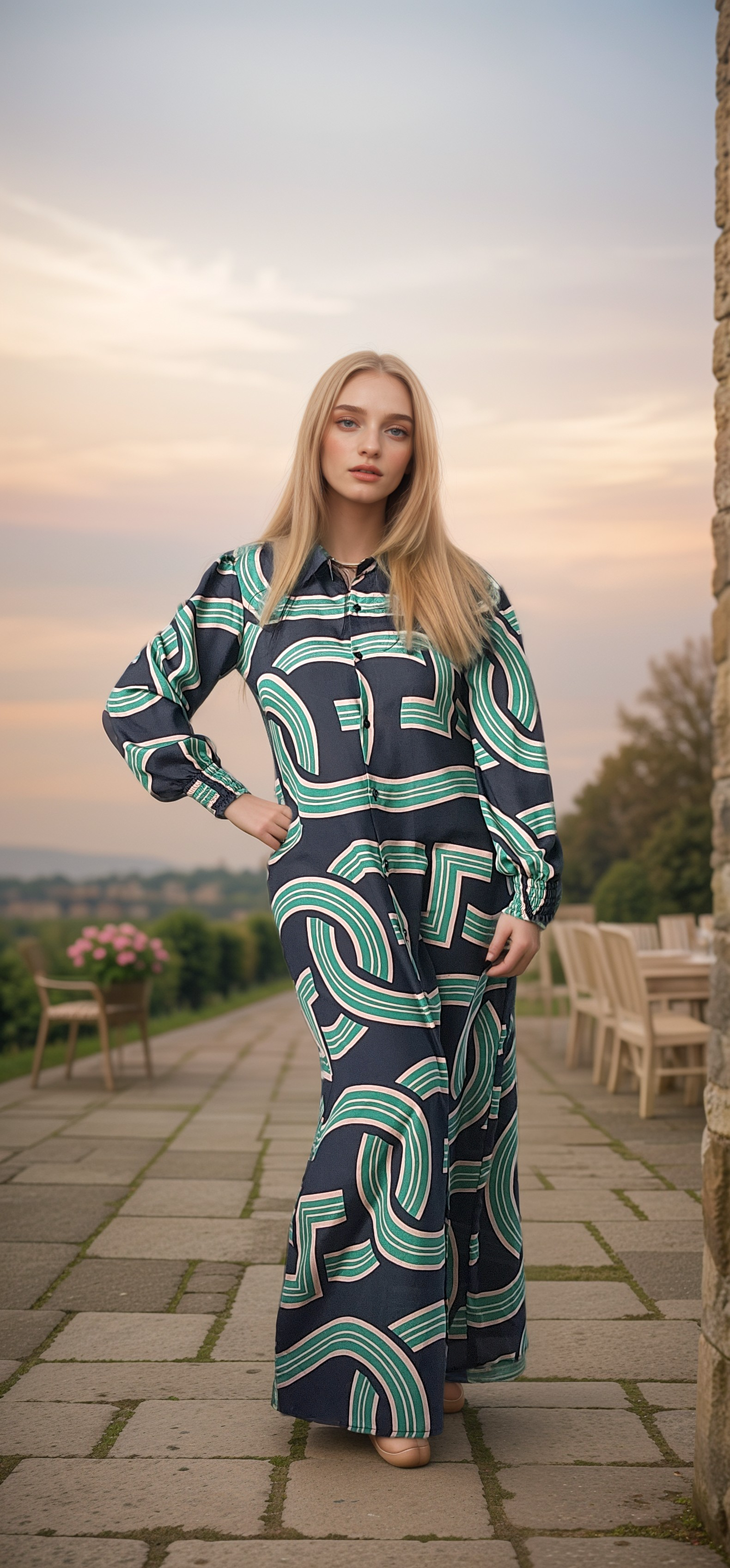Senegal A-Line Dress with Necktie – Malik & Wolff